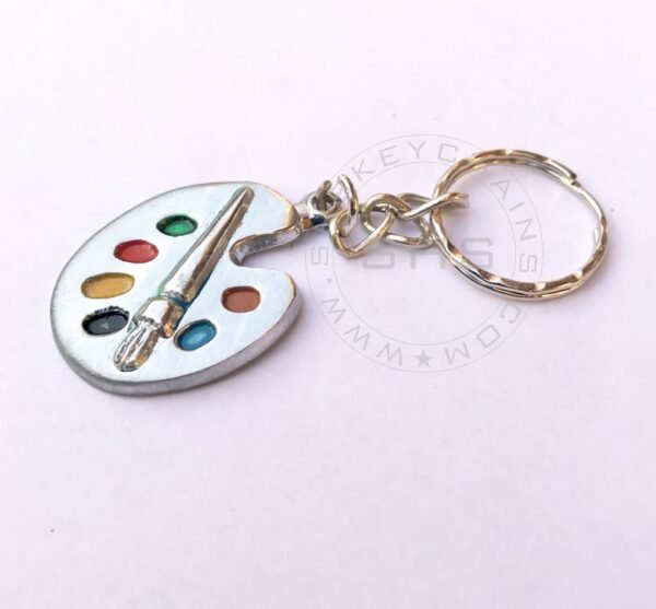 Painting Pallette Keychain for Artists
