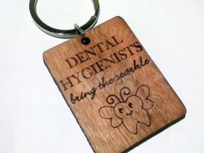 Rosewood Hygienist keychain