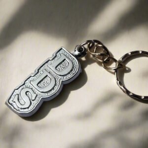 DDS Metal Keychain (Silver Plated) for Dental Professionals