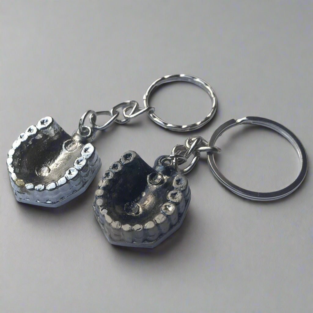 Denture_keyring_antique_and_silver - AM Surgicals | Dental Instruments