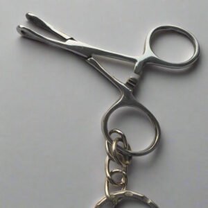 Miniature Sponge Stick Keychain (Stainless Steel)