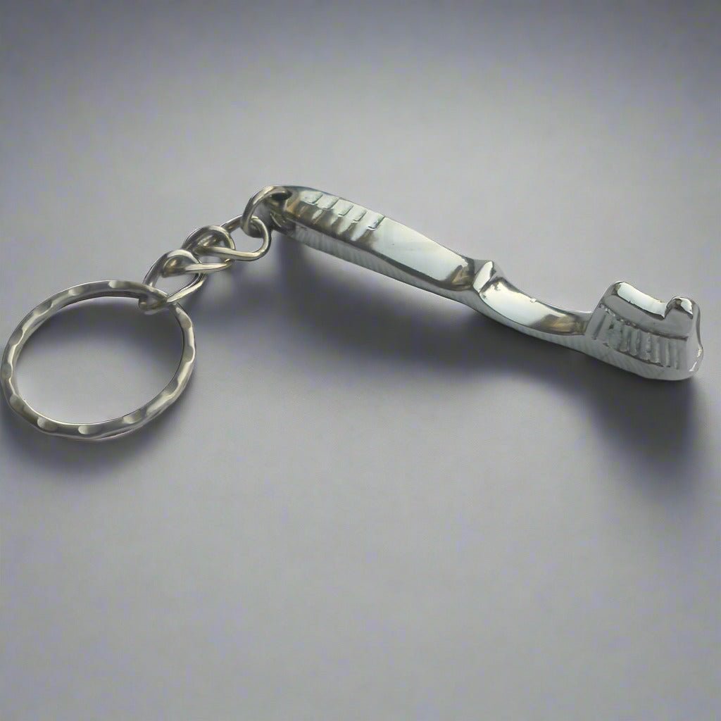 Tooth-Brush-Keyring-Silver - AM Surgicals | Dental Instruments