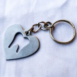 Heart Shaped Tooth Keychain for Dentists
