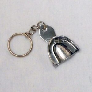 Miniature Impression Tray Keychain – Non-Perforated (Stainless Steel)