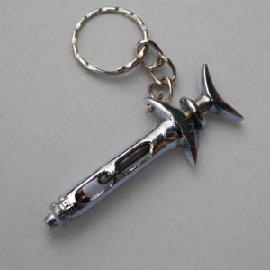 Miniature Dental Syringe Shaped Keychain – Economical Version