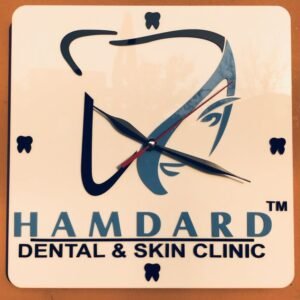 Custom Dental Clinic Wall Clock - AM Surgicals | Dental Instruments