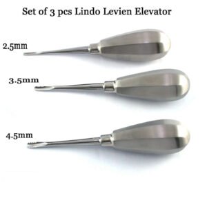 Lindo Levine Dental Root Elevators-Set of 3