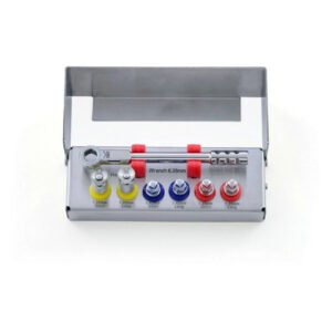 6.35mm Hex Dental Ratchet & Hand Driver Set with Bur Holder