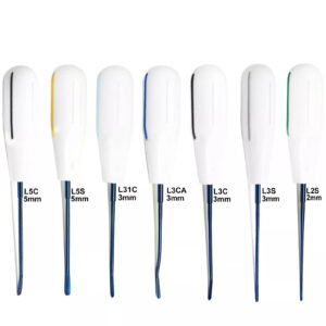 Root Tip Extraction & Luxating Elevators-Plastic-Handle-Set of 7