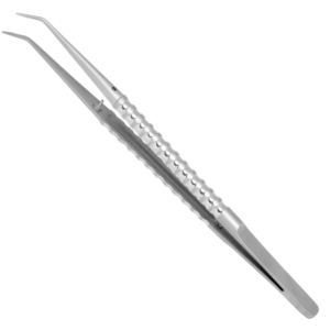 Cooley Atraumatic Micro Forceps, Curved