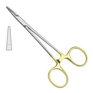 Halsey-Needle Holder Smooth Tip - TC