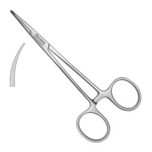 Micro Mosquito Forceps Curved with Hook