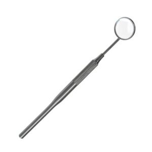 Round Mirror Handle Solid Plain